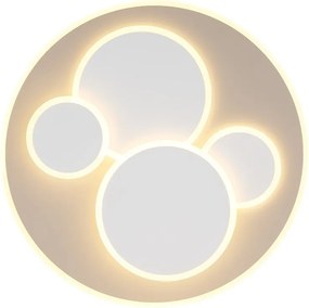 Lustra aplicata tavan design circular LED MONTY