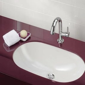 Lavoar sub blat Villeroy &amp; Boch, O.Novo, oval, 53 cm, alb alpin