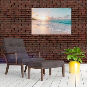 Tablou - Plaja de vis (90x60 cm)