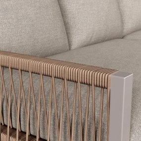 Set de lounge pentru grădină pentru 6-7 persoane, Bej | Aosom Romania