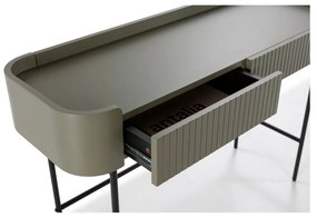 Masă consolă kaki 40x120 cm Willa – MOME