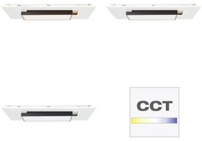 Plafonieră LED dimabilă Brilliant HUTSON LED/60W/230V 3000-7100K + telecomandă