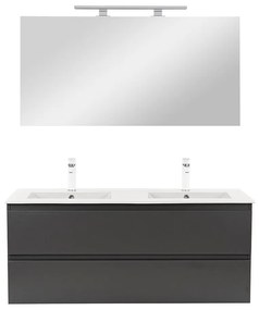 Mobilier complet de baie Vario Forte 120 antracit-antracit