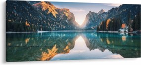 Tablou - Lacul montan (120x50 cm)