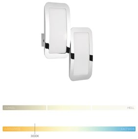 Wofi 4526.02.01.6000- Set 2x LED lampă de perete dimabilă SAGA LED/8W/230V