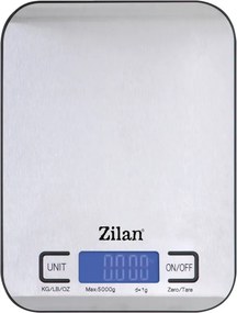 Cantar alimentar digital Zilan ZLN2984 Gri, capacitate 5000g, inchidere automata