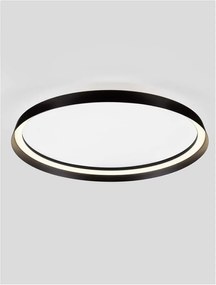 Plafoniera LED design modern circular ORMI negru D-60cm