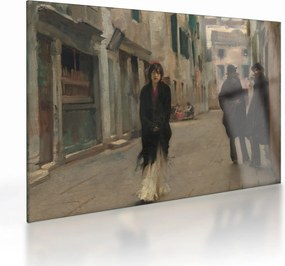 Tablou pe sticlă - John Singer Sargent, Street in Venice, reproducere (70x50 cm)