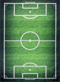 BAMBINO 58690 covor lavabil Teren, fotbal pentru copii anti-alunecare - verde