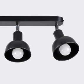 Spot Sollux SL.1318 ELBA 3xE27/15W/230V negru