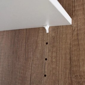 Pantofar cu cuier Adore Porto Maxi, 2 usi cu oglinda, 12 rafturi, capacitate 32 perechi incaltaminte, 120 x 187 x 38 cm