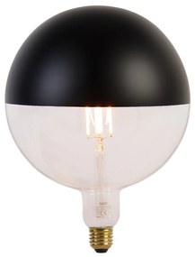 Bec LED E27 reglabil cu sticlă oglindă G200 negru 6W 360lm 1800K