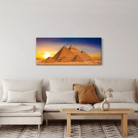 Tablou - Piremidele din Egipt (120x50 cm)