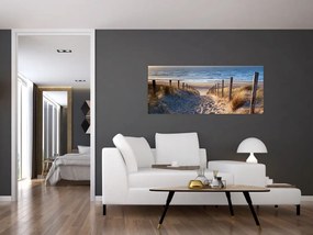 Tablou - Drum spre plaja din Marea Nordului, Țările de Jos (120x50 cm)