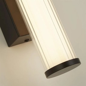 Aplica LED de perete / oglinda baie IP44 Clamp negru