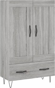 vidaXL Dulap gri Sonoma 69,5x31x115 cm, lemn prelucrat