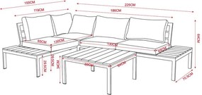 Set mobilier de grădină LIVORNO