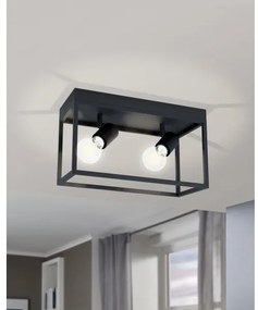 Eglo 98332 - Plafonieră SILENTINA 2xE27/40W/230V