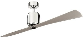 Ventilator de tavan Kichler KLF-FERRON-60-PN FERRON crom + telecomandă