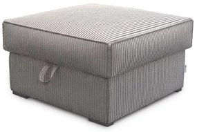 Taburet bej SMART COSARO cu spatiu de depozitare 65x65 cm