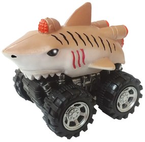 Mașinuță cu sistem friction rechin tigru