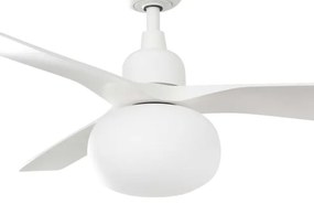 FARO 34363WT-11L Ventilator de tavan OUTWOOD L 1xE27/15W/230V alb, diam. 150 cm, WT, IP44 + telecomandă