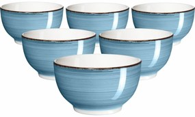 Mäser Set de 6 boluri Bel Tempo 14 cm, albastru