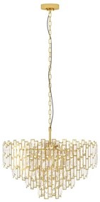 Lustră pe lanț CALMEILLES 10xE14/25W/230V d. 78 cm Eglo 39614