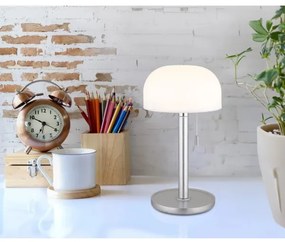 Lampă LED de masă Globo 21016N NORMAN LED/1,5W/3,7V 3000/4200/6000K argintiu