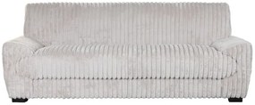 Canapea pufoasa, 3 locuri, bej, din stofa, Myra Pearl
