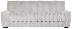 Canapea pufoasa, 3 locuri, bej, din stofa, Myra Pearl