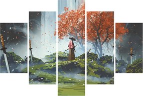 Tablou - Ilustrație a Grădinii de săbii (150x105 cm)