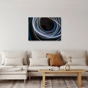 Tabloul cu linii albastre (70x50 cm)