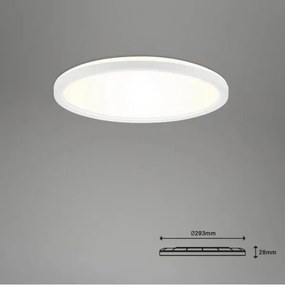 Plafonieră LED dimabilă SLIM LED/18W/230V Wi-Fi Tuya Briloner 7058-016 + telecomandă