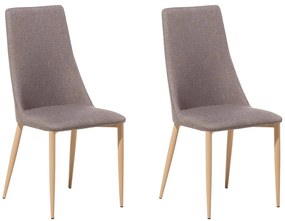 Set 2 buc. scaune pentru sufragerie Clenot 2 (gri închis). 1009886
