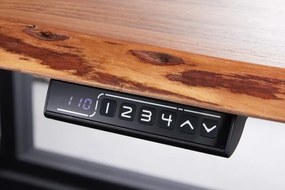 Birou cu inaltime reglabila electrica Mammut 140cm, salcam