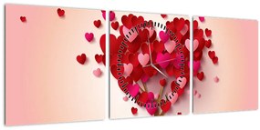 Tablou - Copacul (cu ceas) (90x30 cm)