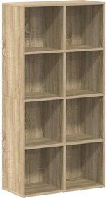 vidaXL Bibliotecă/Dulap, stejar sonoma, 66x30x130 cm, lemn prelucrat