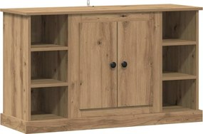 vidaXL Bufet Stejar Artizanal 100 x 35,5 x 60 cm Lemn compozit