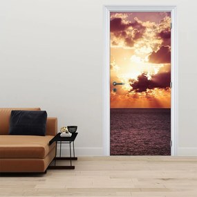 Fototapet pentru ușă - Soare după nori (95x205cm)