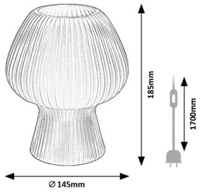 Lampă de masă Rabalux 74024 Vinelle