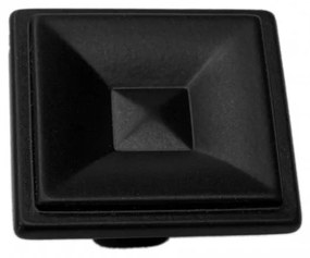 Buton model PARI, finisaj negru mat