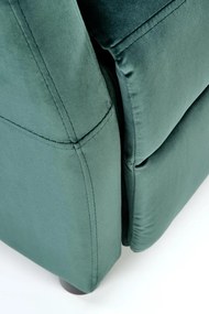Fotoliu recliner Felipe 2 velvet verde H103 cm