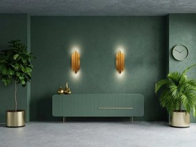 Aplica de perete design minimalist Tub auriu
