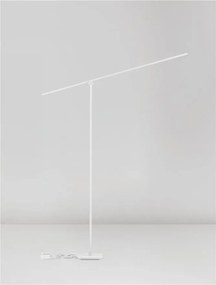 Lampa LED dimabila de podea directionabila TENSO alba