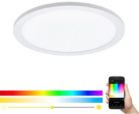 Eglo 97958 - Plafonieră LED SARSINA-C RGBW, 16 W, 230 V, cu telecomandă inclusă