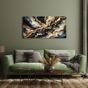 Tablou abstracție aurie