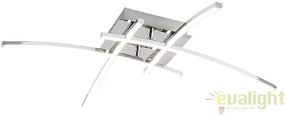 Plafoniera LED design modern, finisaj crom, Alexis 2503 RX