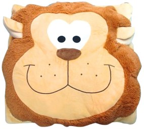 Perna pentru copii CUDDLI FRIENDS 70x70 cm plus - mai multe culori Culoare: Maro