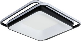 Brilagi - plafonieră LED dimmabilă FLARE LED/102W/230V 50x50 cm neagră + telecomandă